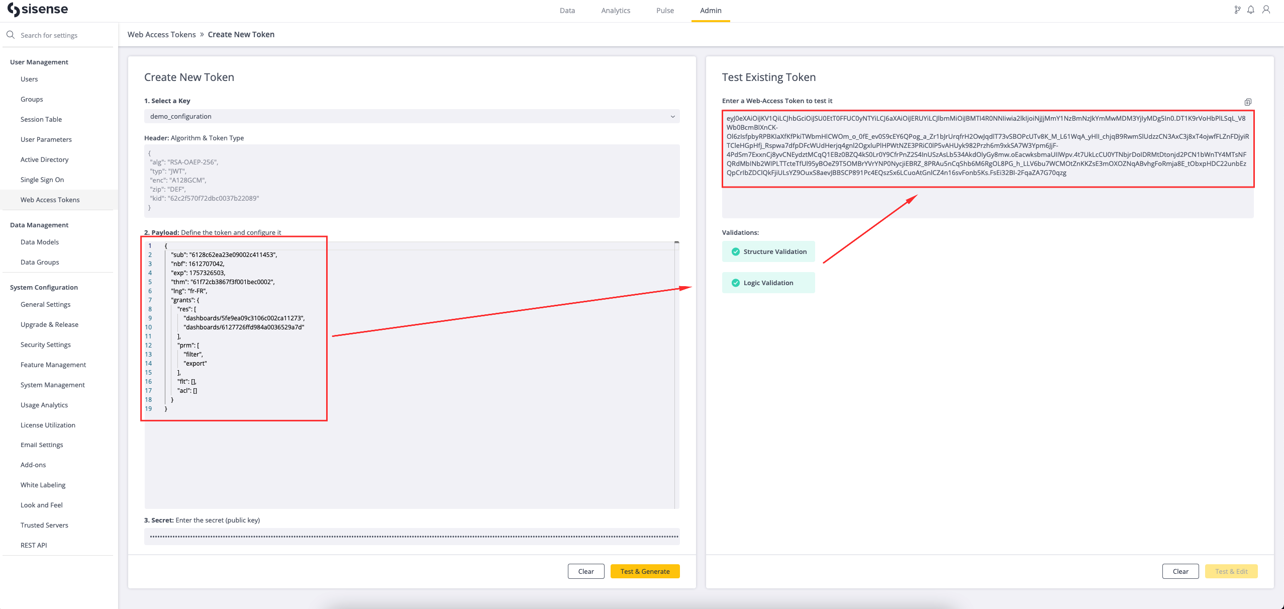 Test and Generate WAT